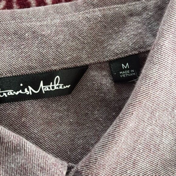 Travis Mathew Medium Purple Shirt Long Sleeve - Picture 7 of 10